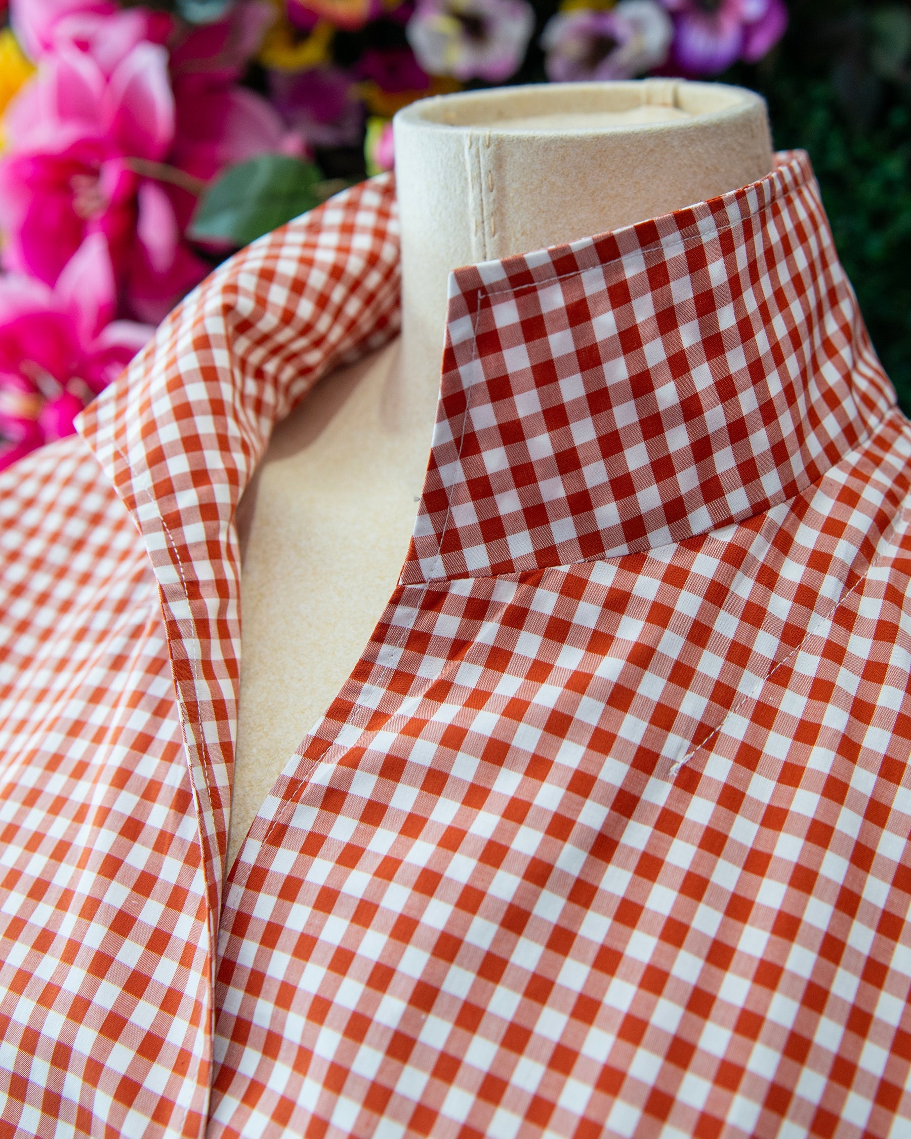 Orange Cap Sleeve Popover