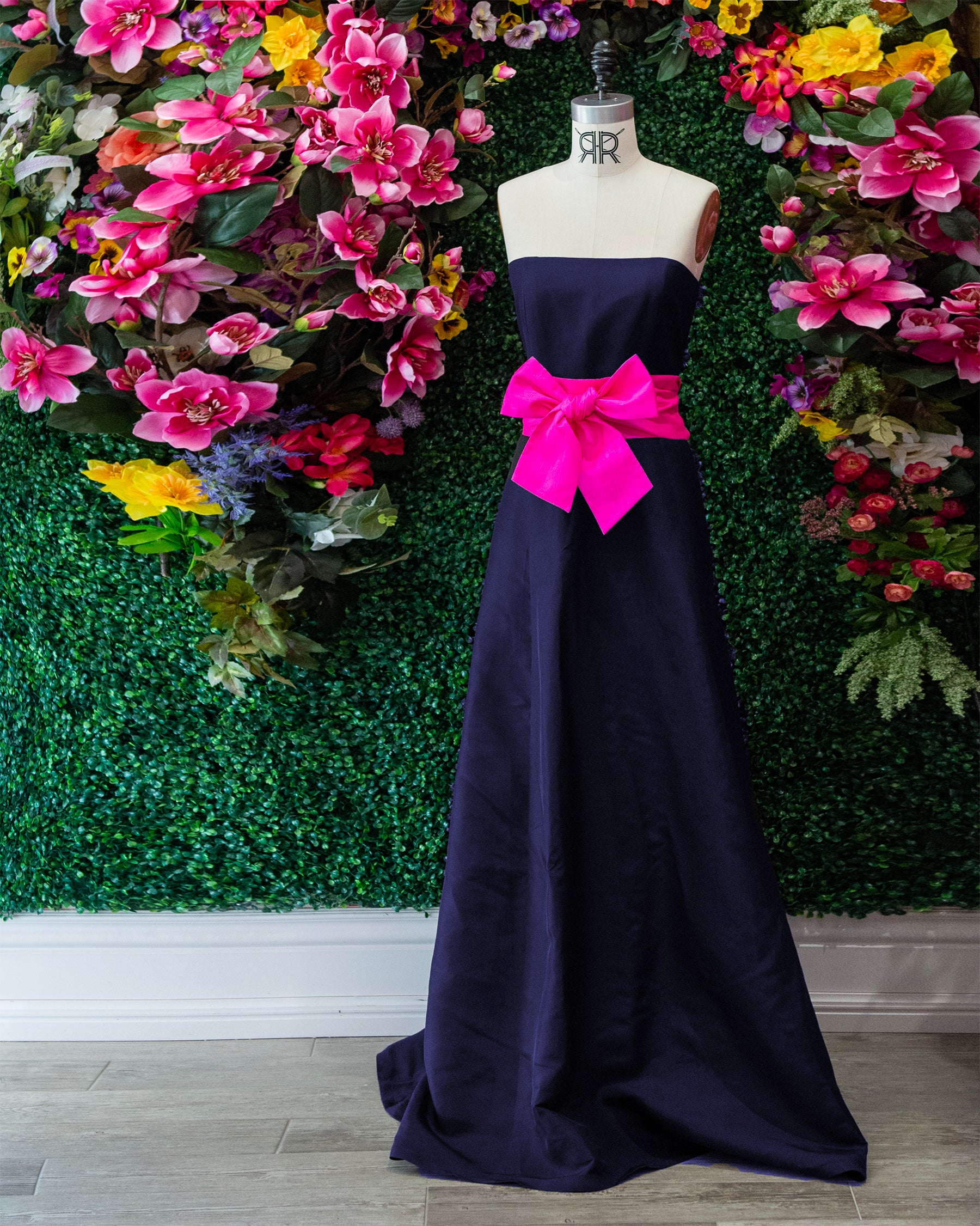 Strapless Dupioni Silk Ball Gown