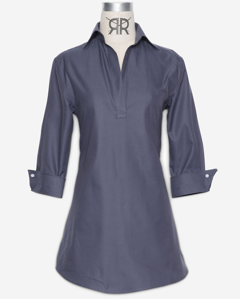 Tunic - Grey with White Back