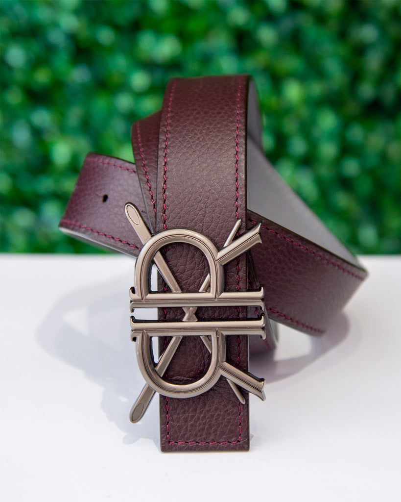Maroon Belt Strap with Buckle