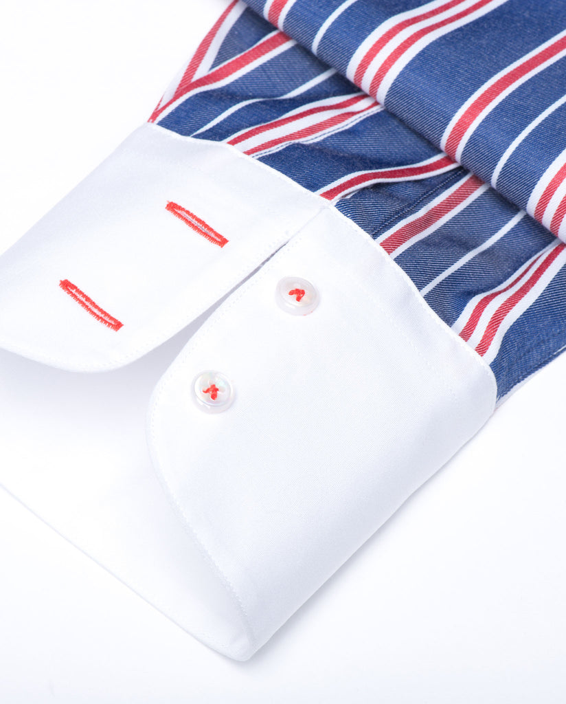 Tailored - Red and Blue Stripe