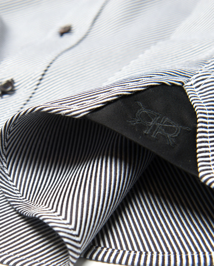 Tailored - Black and White Twill