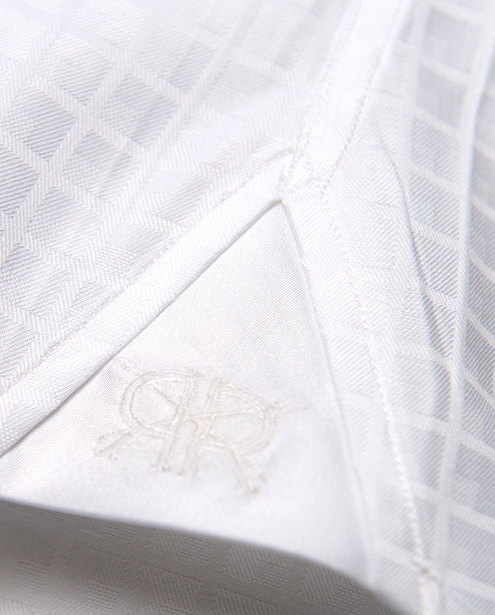 Tunic - White on White Check