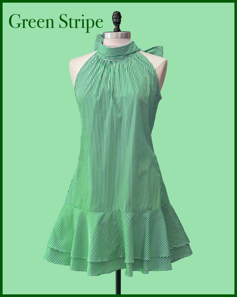Striped Halter Dress