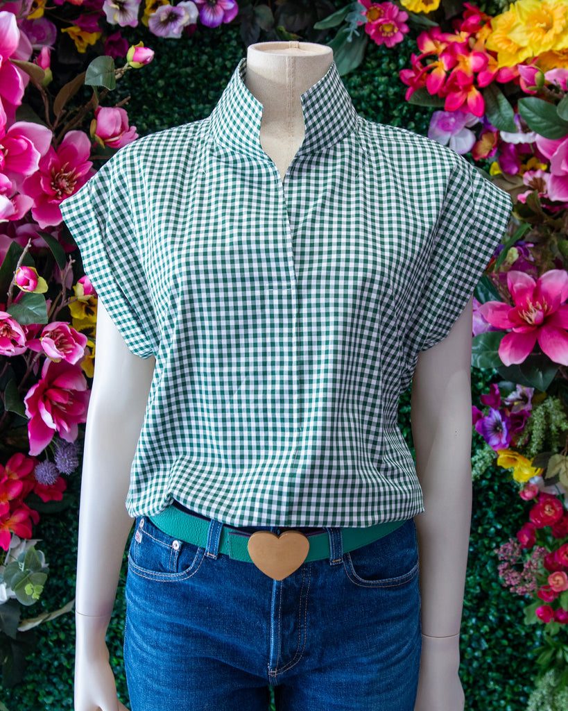 Green Cap Sleeve Popover