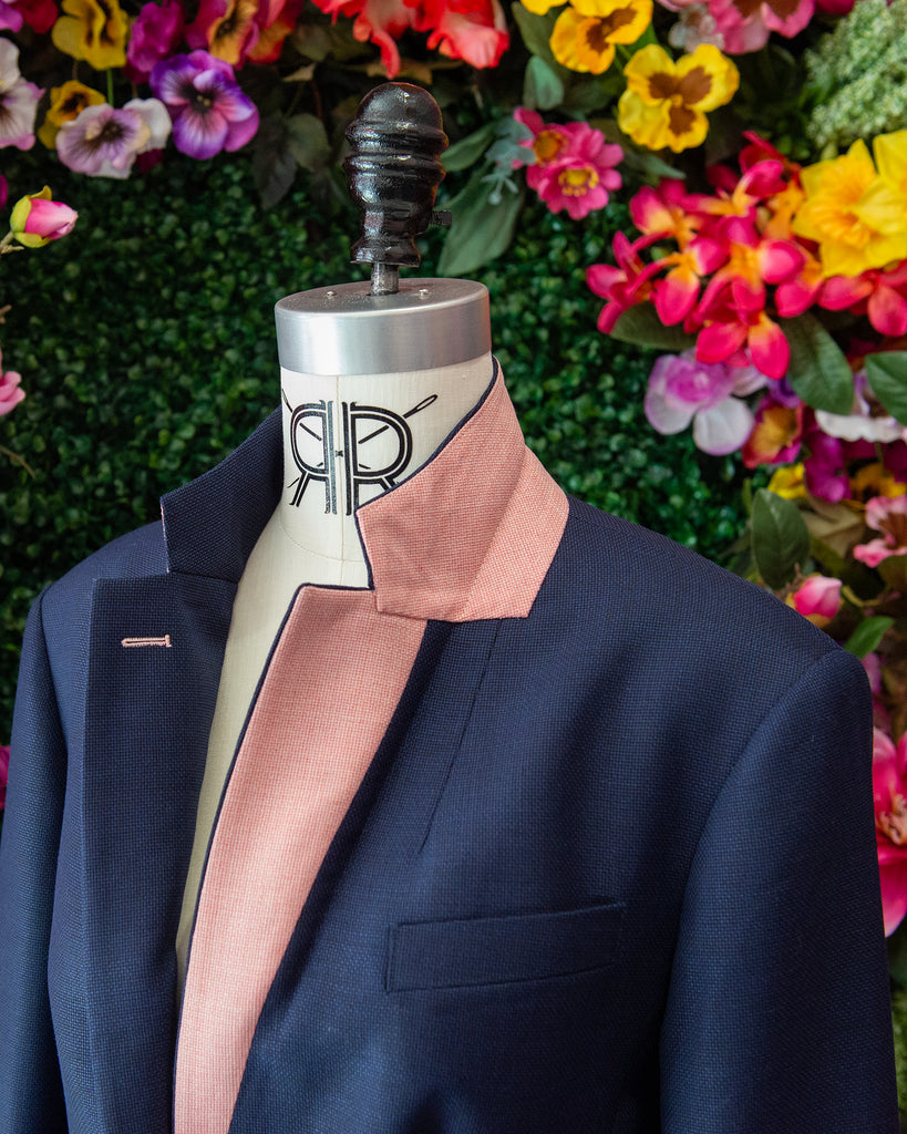 Tropical Wool Hopsack Blazer
