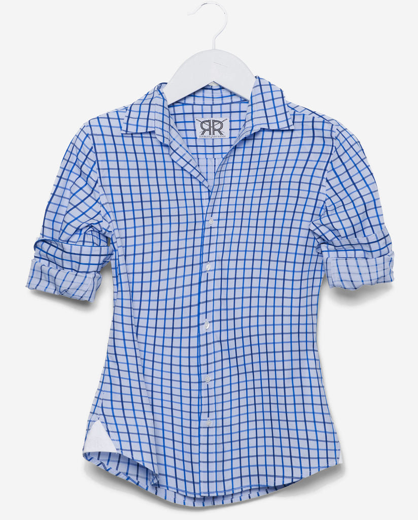 Tailored - Multi Blue Windowpane Check