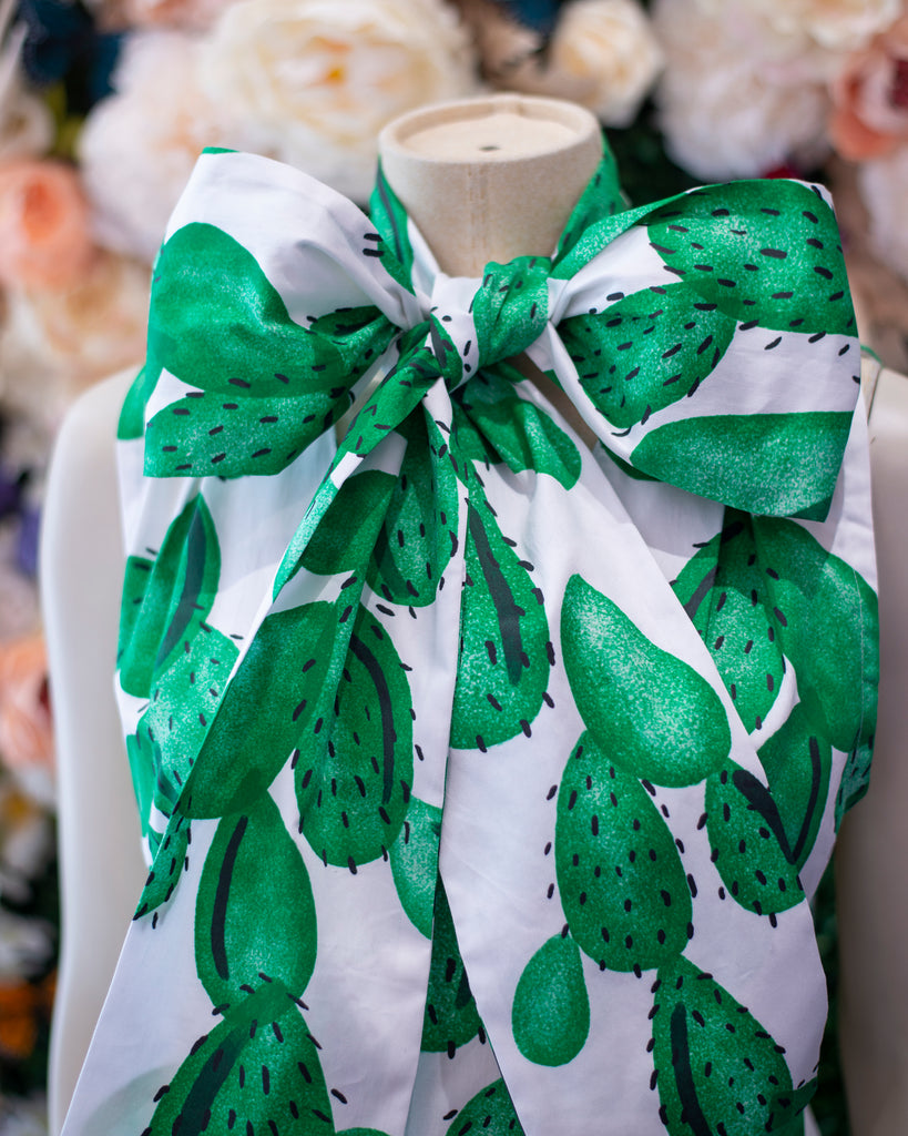 West Texas Cactus Tie Neck