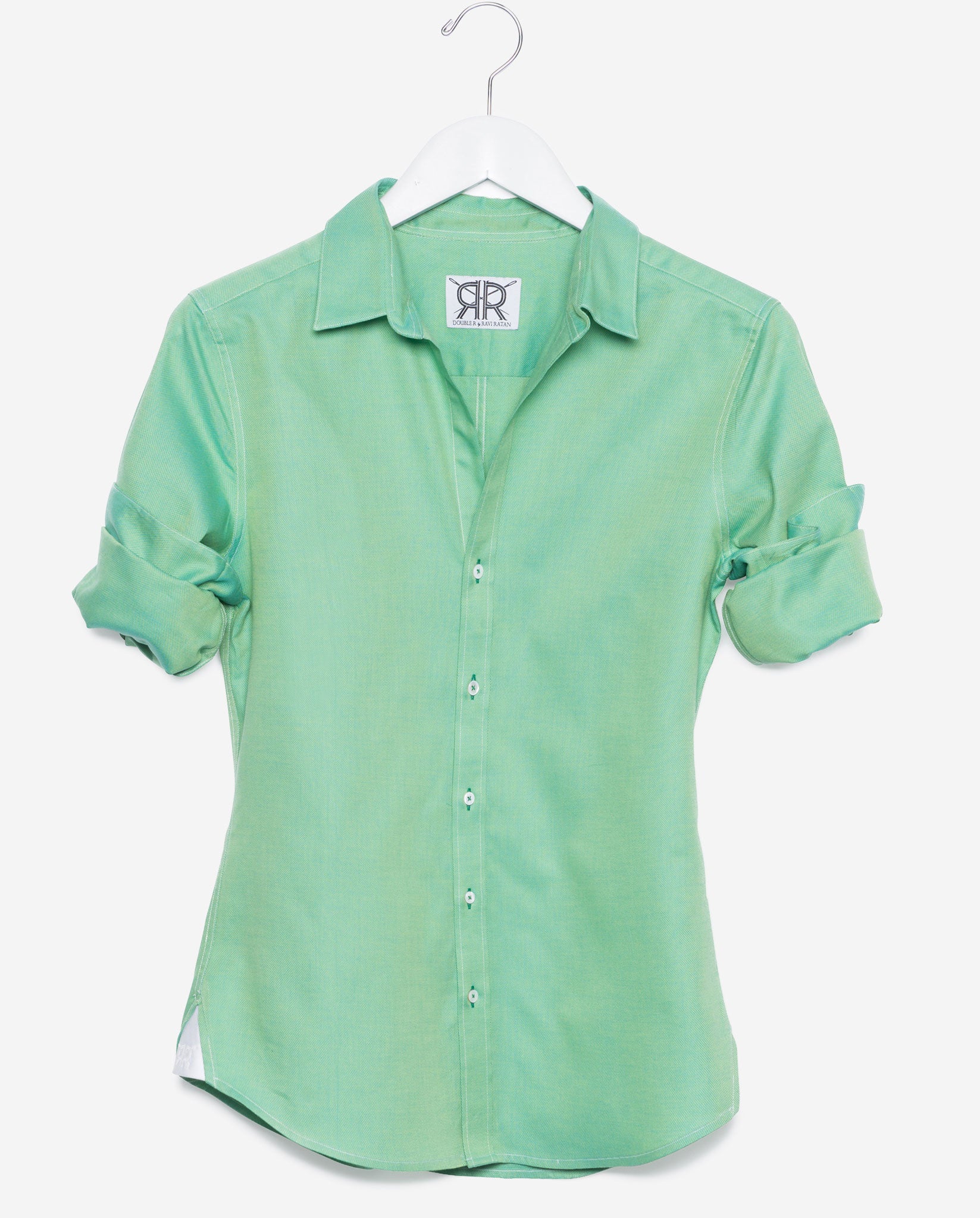 Tailored Shirt - Apple Green Women's Button Up by Double R Double R Brand - Dallas Tailored Shirt - Apple Green Women's Button Up by Double R Double R Brand - Dallas