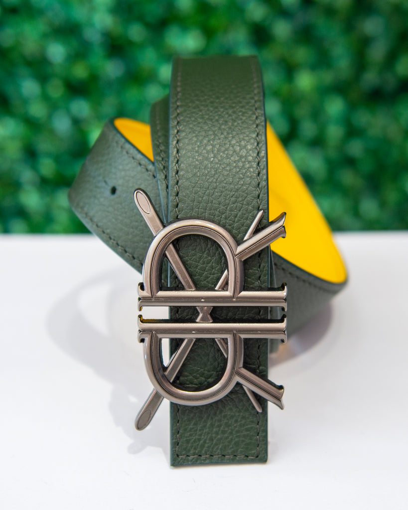 Hunter Green Belt Strap with Buckle