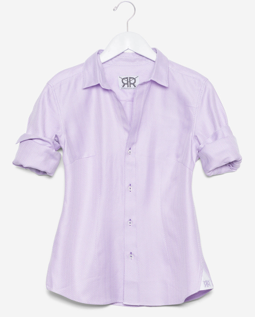 Tailored - Lavender Herringbone