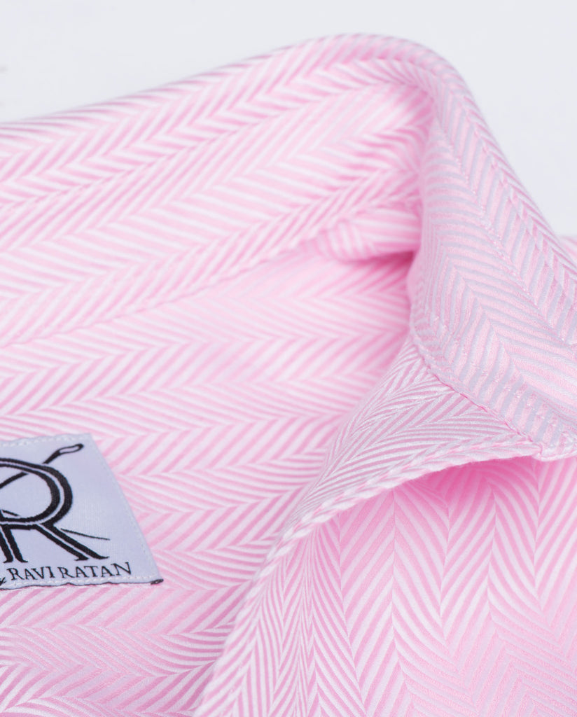 Tunic - Pink Herringbone