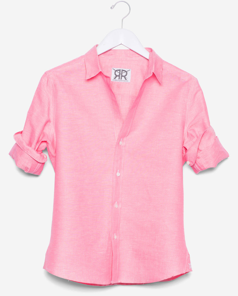 Tailored - Bright Pink Linen