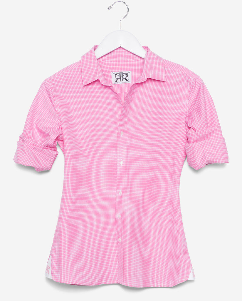 Tailored - Rose with White Check