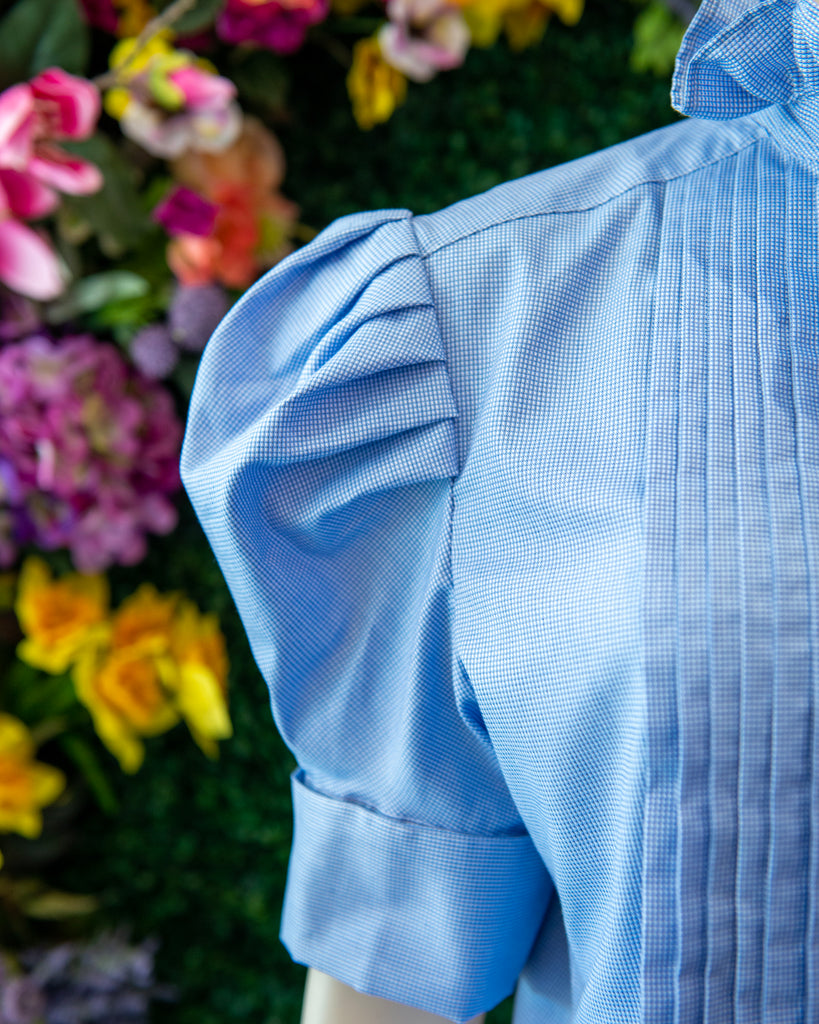 Pleated Tuxedo Ruffles