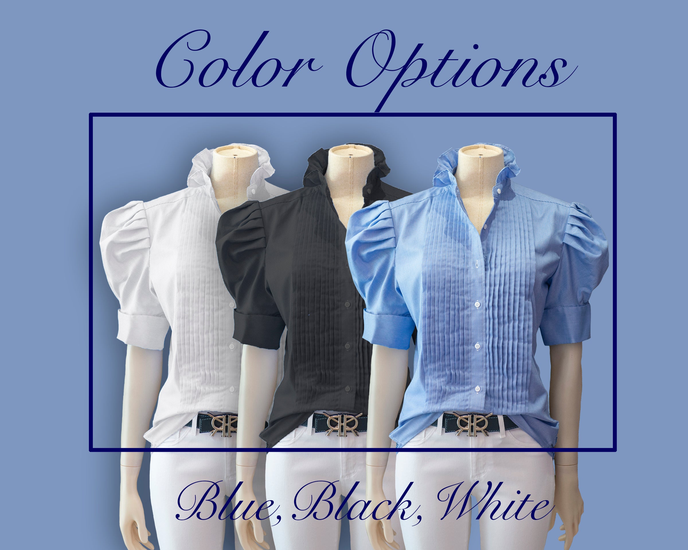 Pleated Tuxedo Ruffles