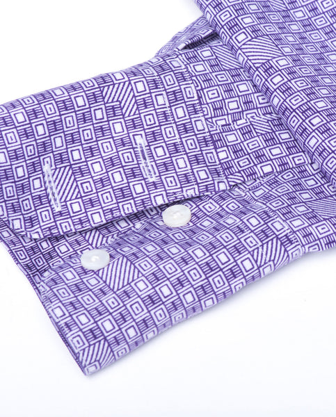 Tailored - Purple Print – Double R Brand - Dallas
