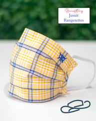 Jesuit Rangerettes Blue and Gold Safety Mask