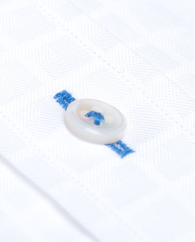 Tailored - White on White Check