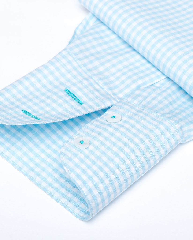 Tailored - Aqua Gingham