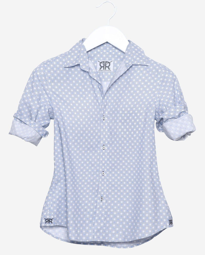Tailored - Blue and Black Floral