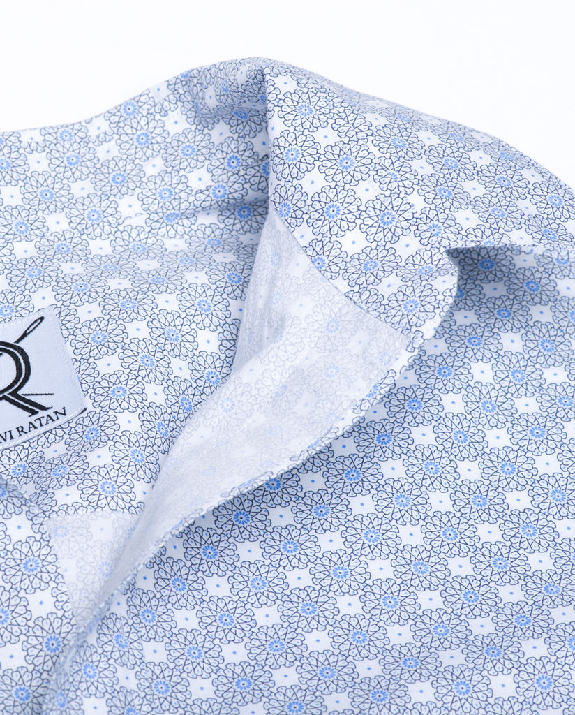 Tailored - Blue and Black Floral