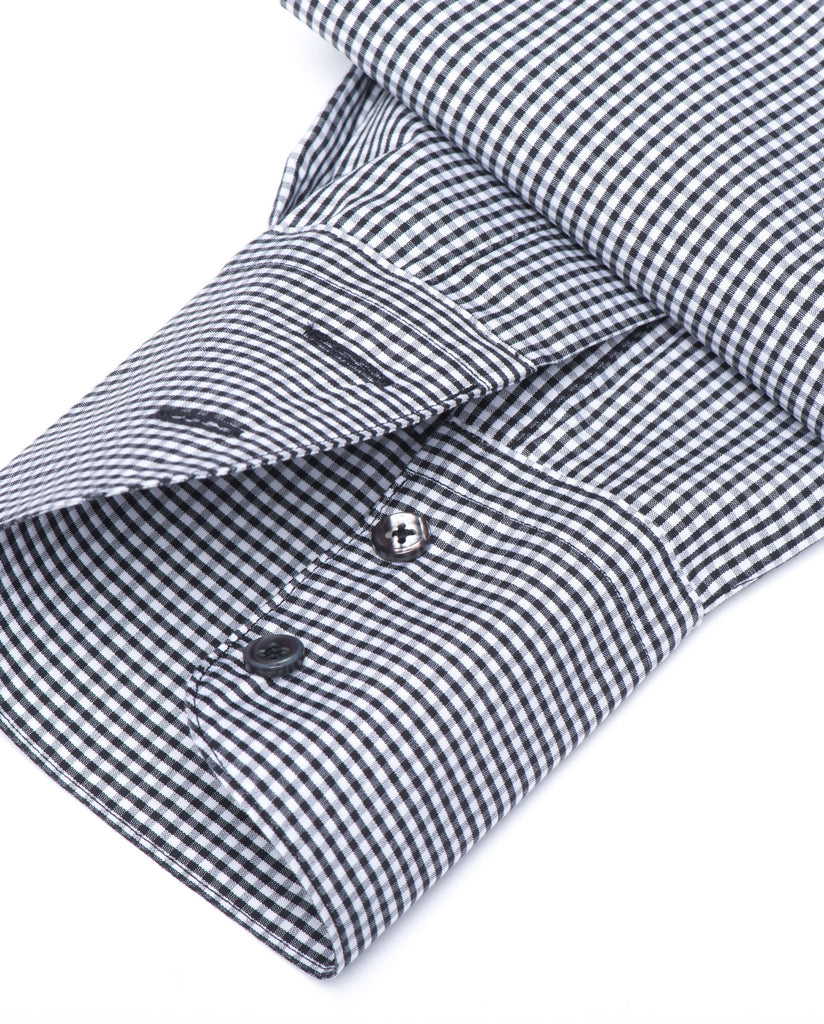 Tailored - Black and White Gingham Check