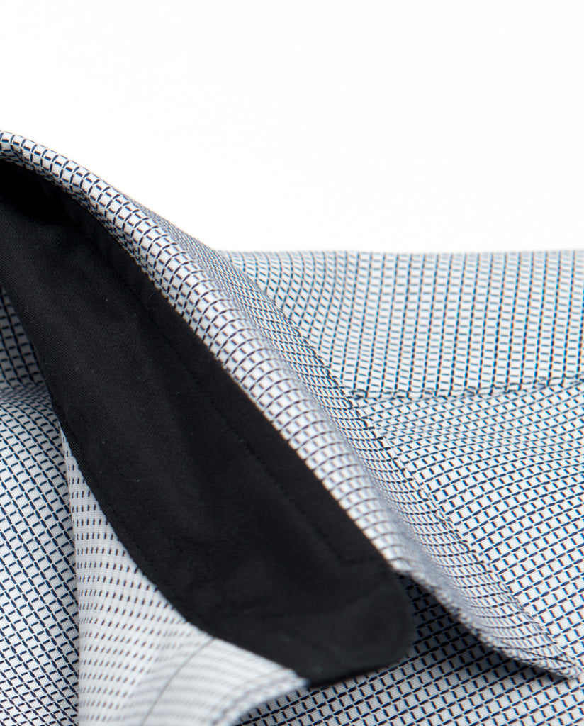 Tunic - White with Black Fine Check