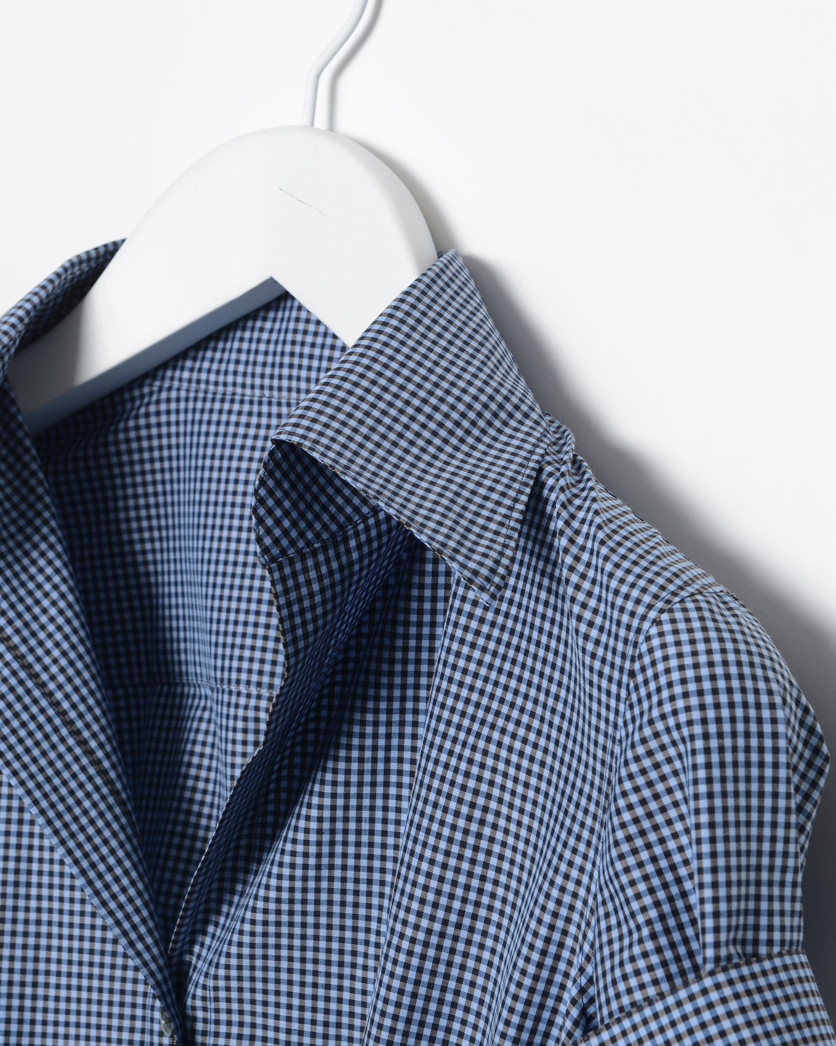 Sabrina - Black and Blue Gingham Shirt Dress Monogram / Black/Blue / Custom Sabrina - Black and Blue Gingham Shirt Dress Monogram / Black/Blue / Custom