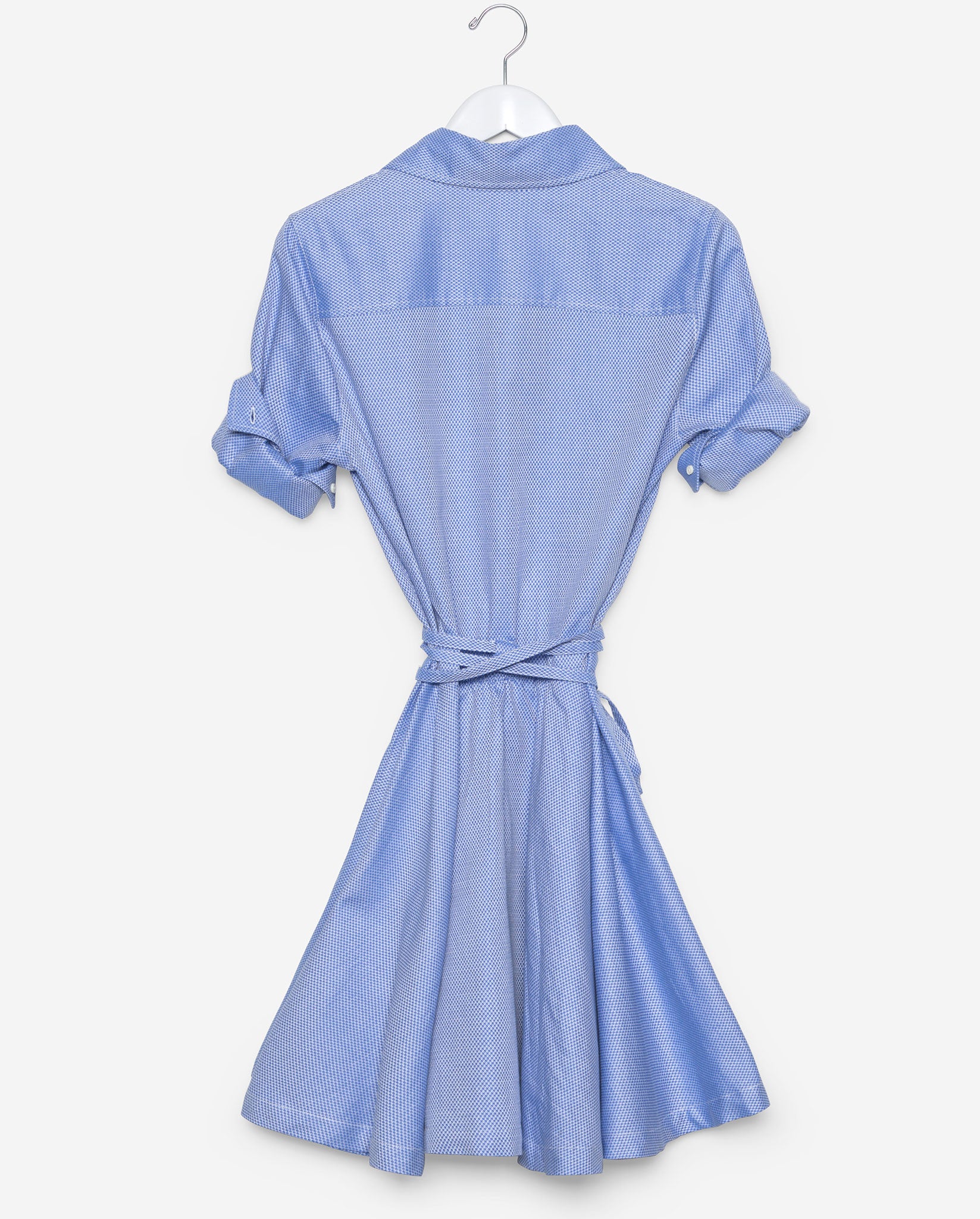 Sabrina Shirt Dress - Blue and White Check button down shirtdress No Monogram / Blue / Custom Sabrina Shirt Dress - Blue and White Check button down shirtdress No Monogram / Blue / Custom
