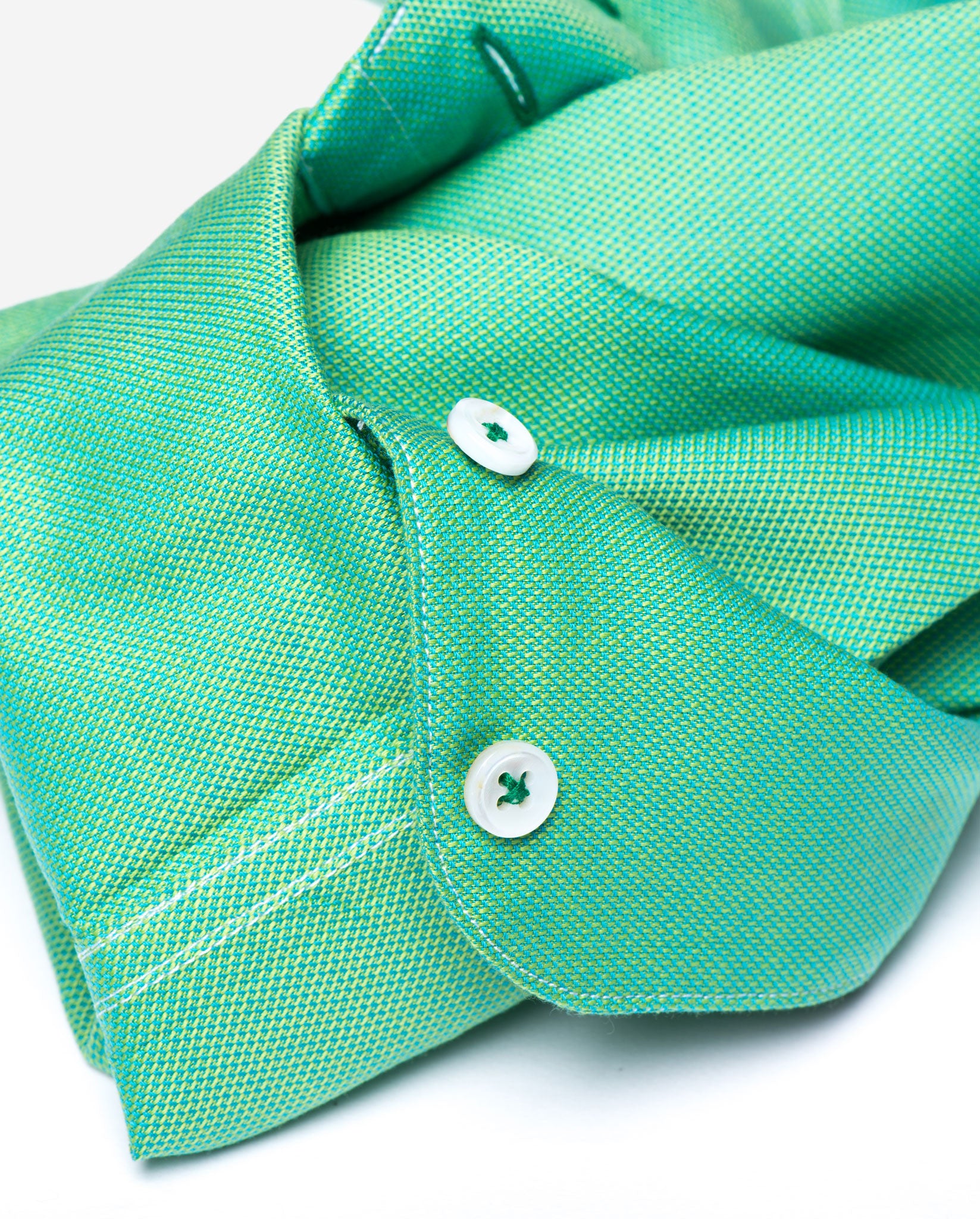 Tailored Shirt - Apple Green Women's Button Up by Double R Monogram / Green / Custom Tailored Shirt - Apple Green Women's Button Up by Double R Monogram / Green / Custom