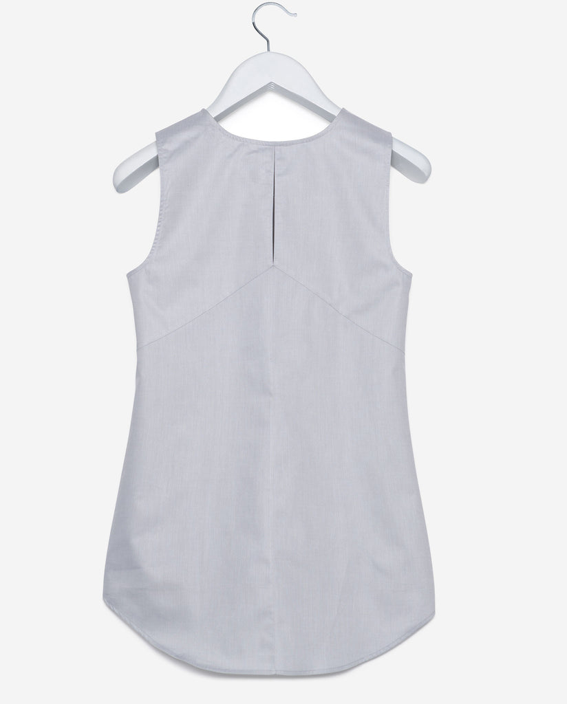 Sleeveless - Grey End on End