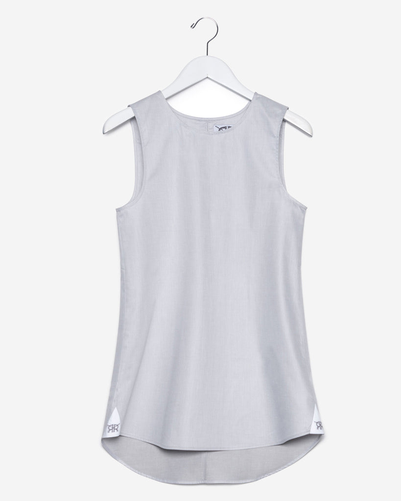 Sleeveless - Grey End on End