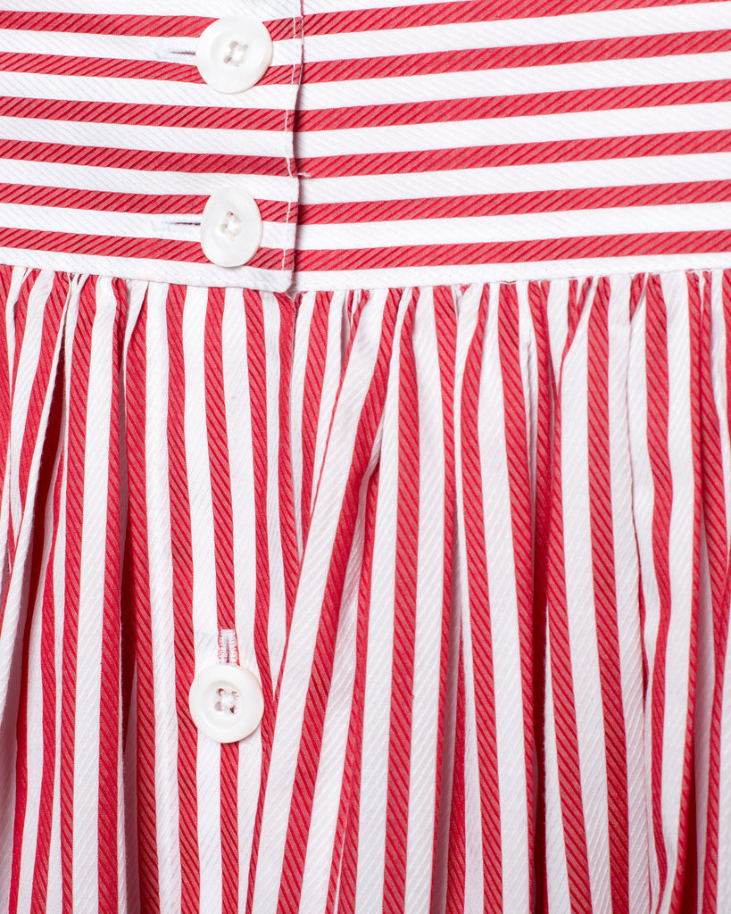 Striped Cotton Maxi Skirt
