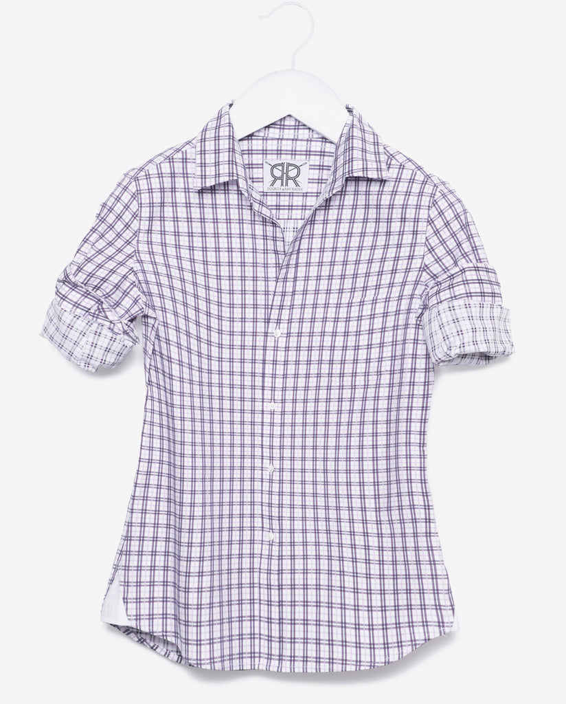 Tailored - Multi Purple Window Plaid