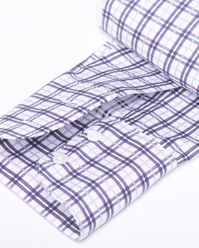 Tailored - Multi Purple Window Plaid