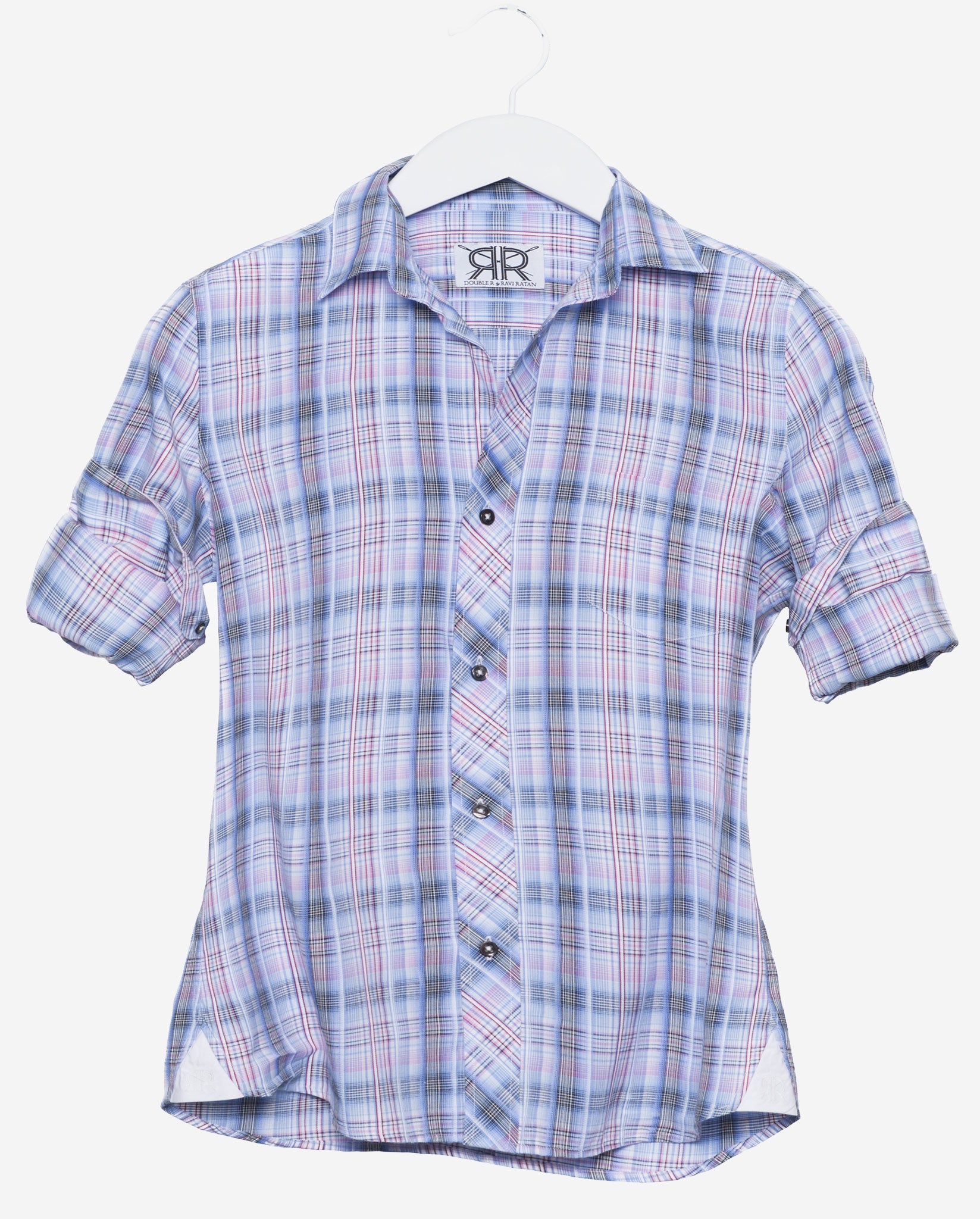 pink and blue dress shirt Leader Gingham // Pink Blue