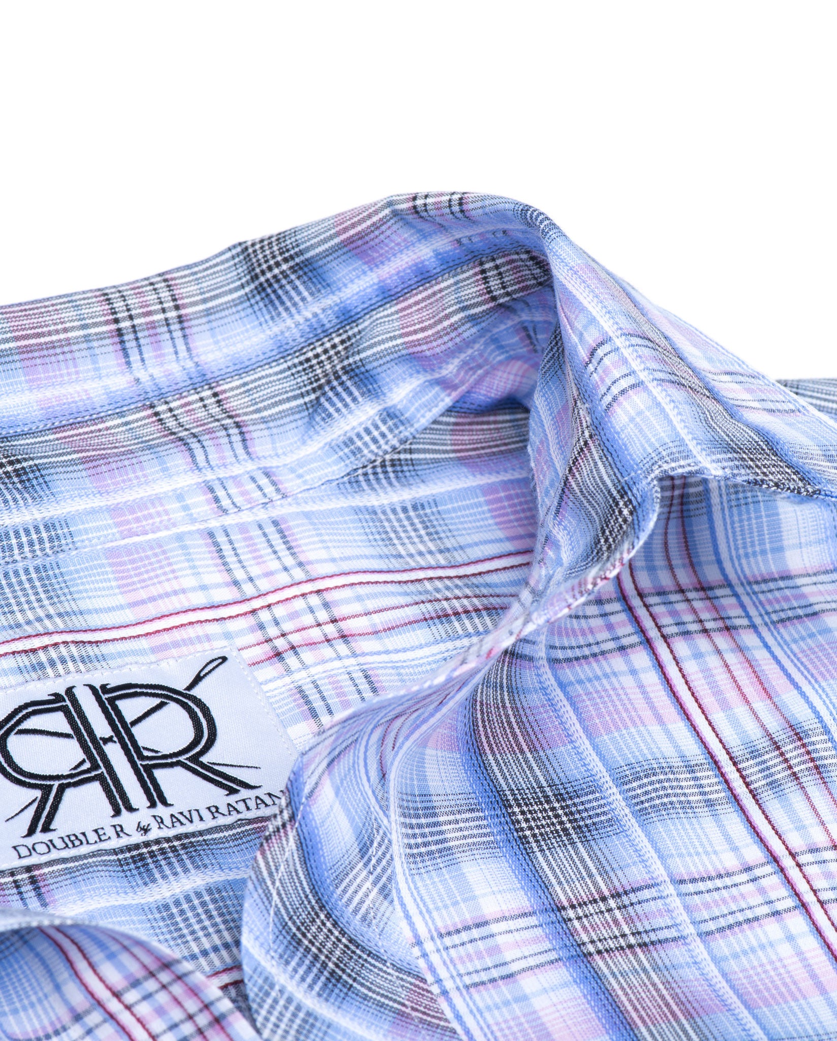 Tailored Shirt - Pink and Blue Plaid Women's Button Down by Double R Double R Brand - Dallas Tailored Shirt - Pink and Blue Plaid Women's Button Down by Double R Double R Brand - Dallas