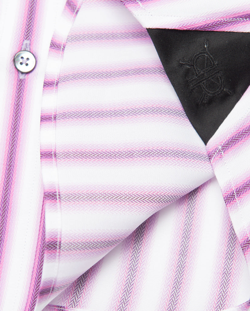 Tailored - Pink/Purple Multi Stripe