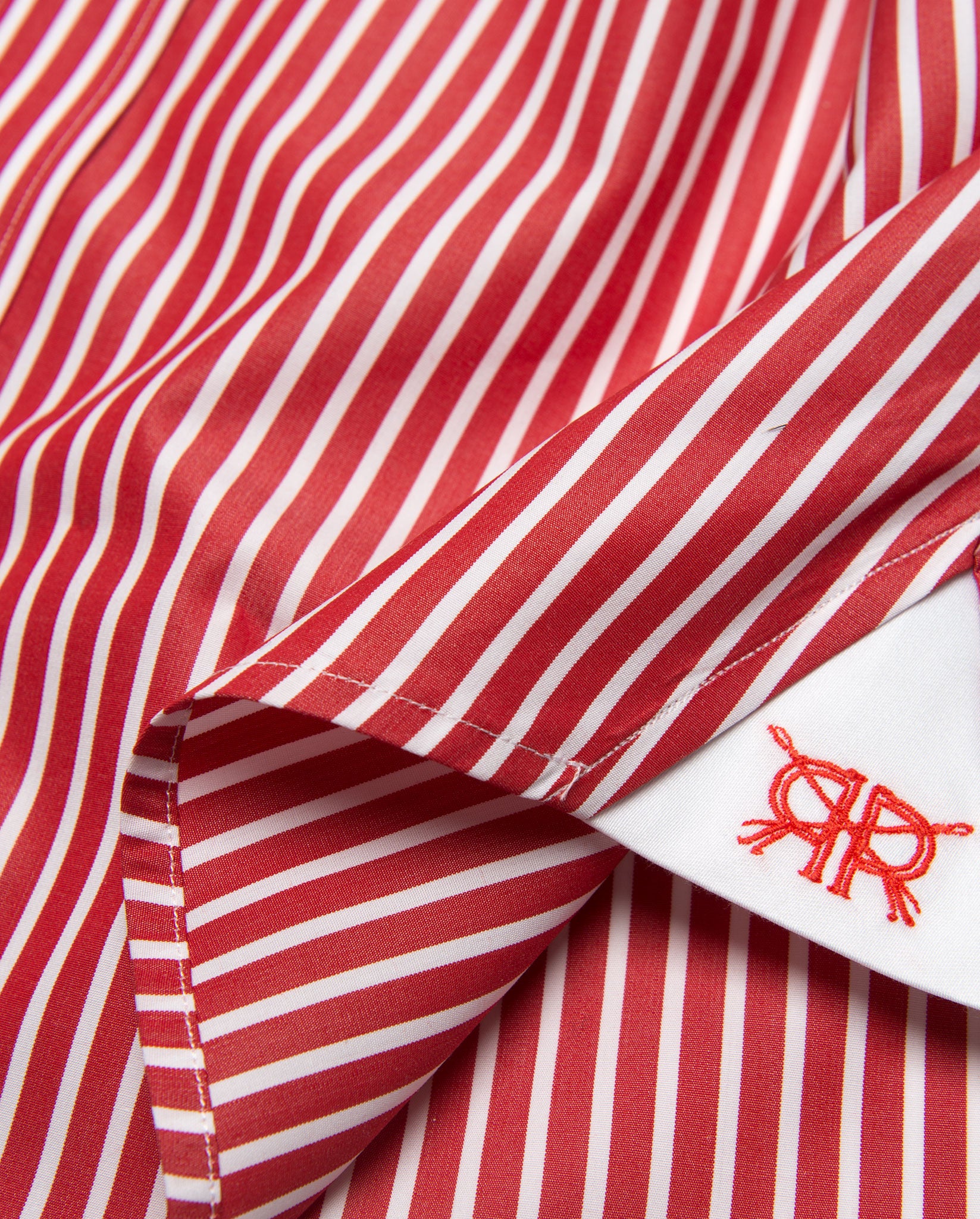 red bengal stripe dress shirt Bengal Striped Signature Twill Shirt