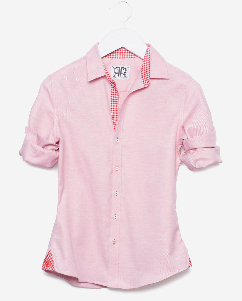 Tailored - Red Oxford