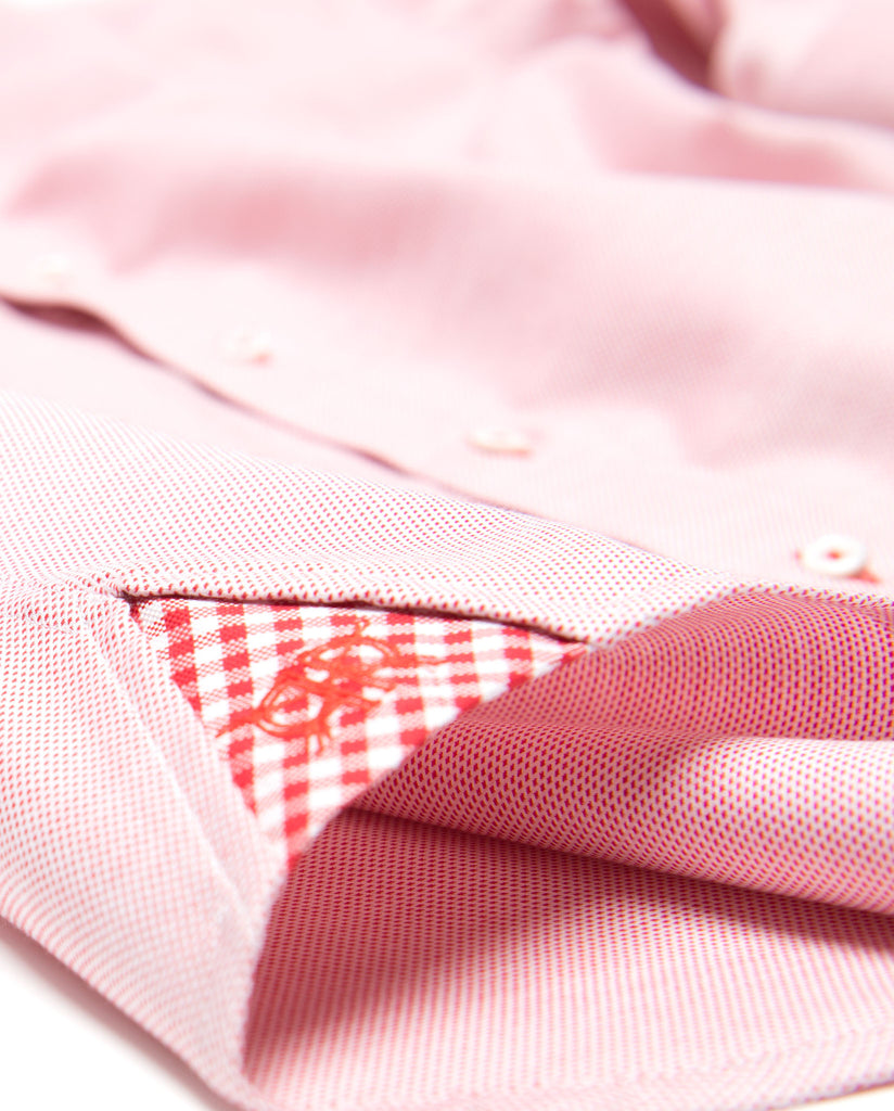 Tailored - Red Oxford