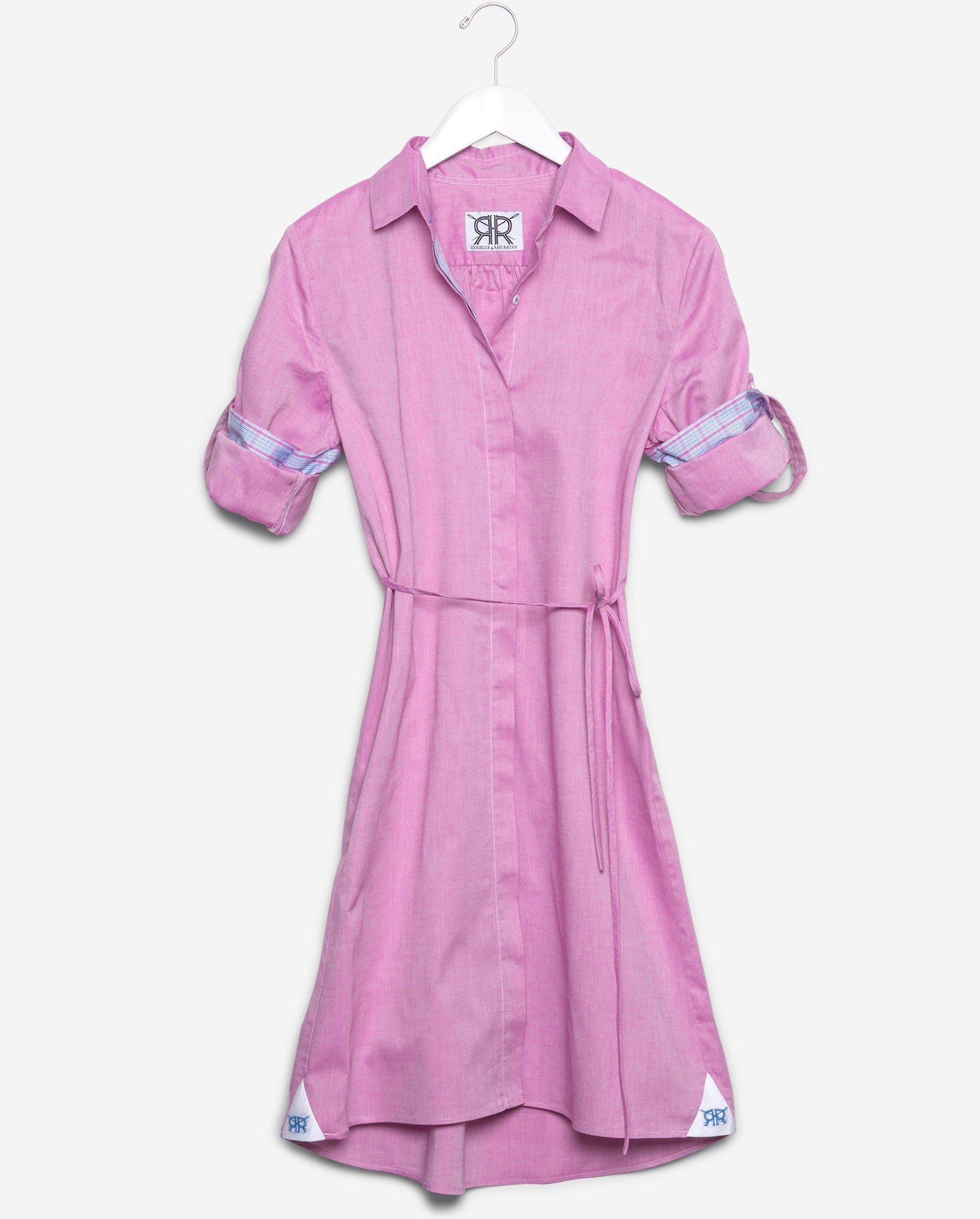 Penelope Shirt Dress - Raspberry Oxford button down shirtdress No Monogram / Raspberry / Custom Penelope Shirt Dress - Raspberry Oxford button down shirtdress No Monogram / Raspberry / Custom