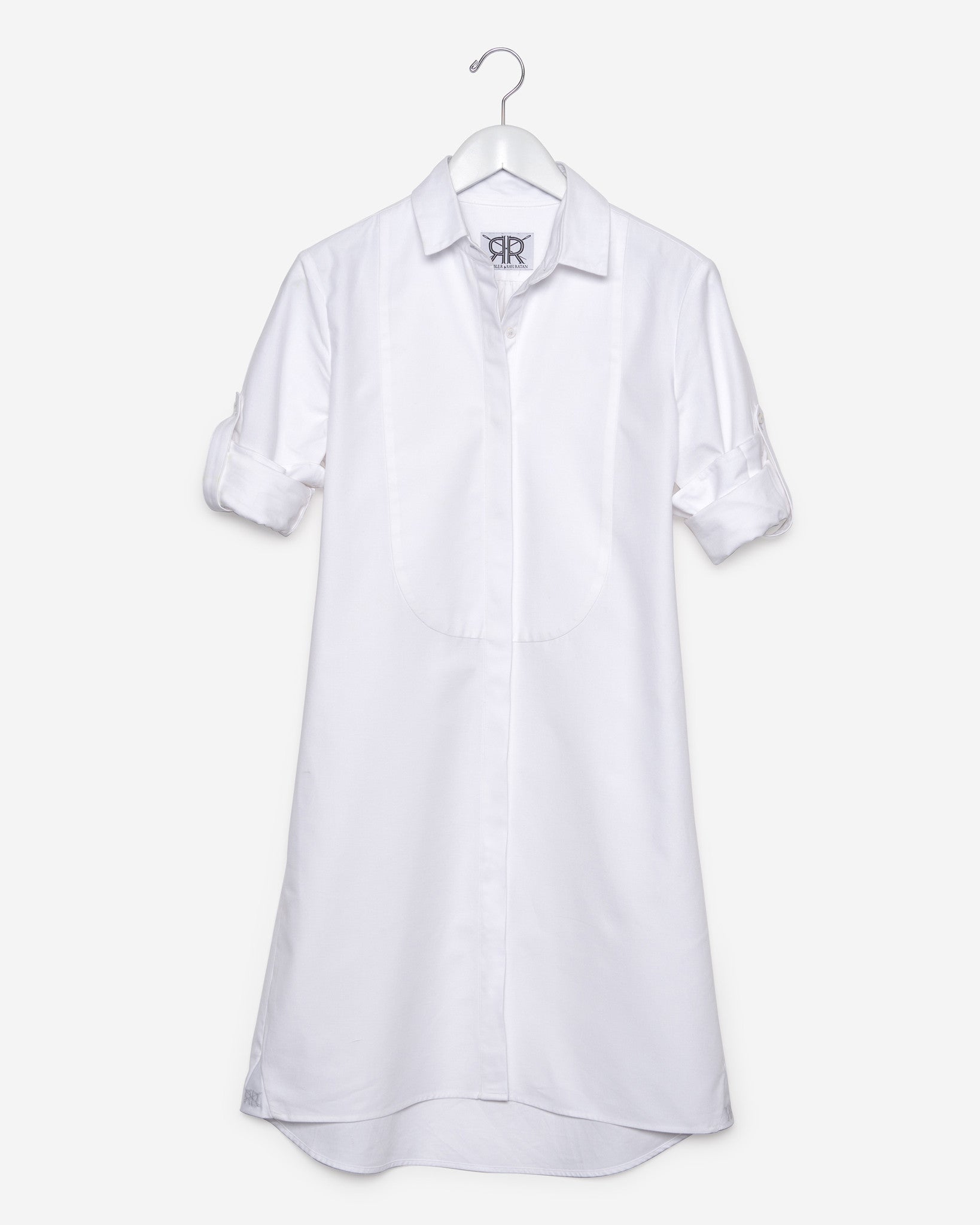 Penelope Shirt Dress- White Denim button down shirtdress by Double R – Double R Brand