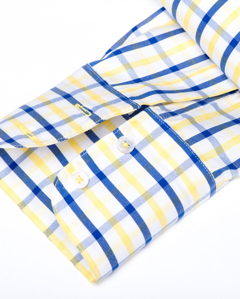 Tailored - Navy and Yellow Check